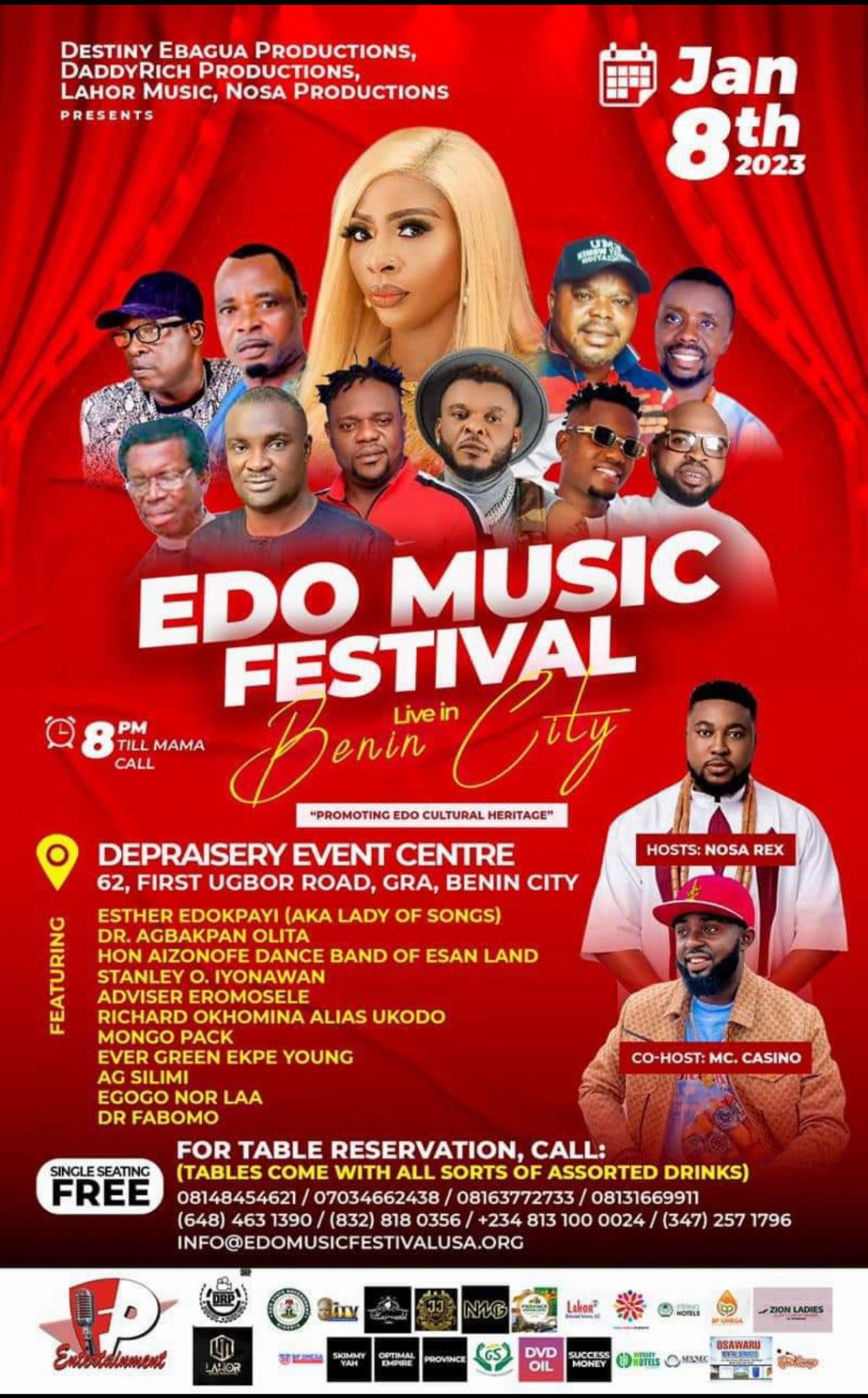Edo Music Festival: We are bringing European version to Benin – Organisers, Ebagua, DRP