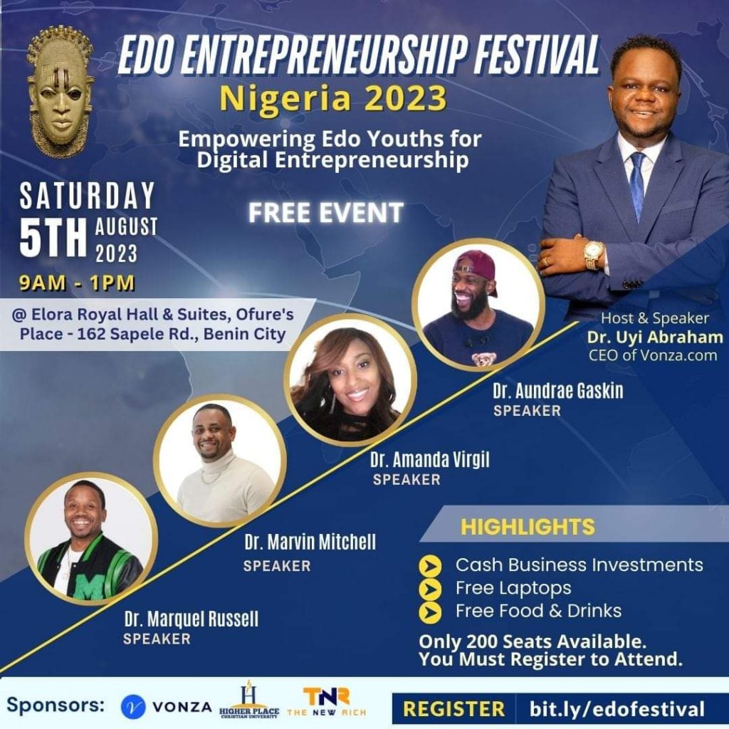 U.S Based Takes Entrepreneurship Festival to Nigeria