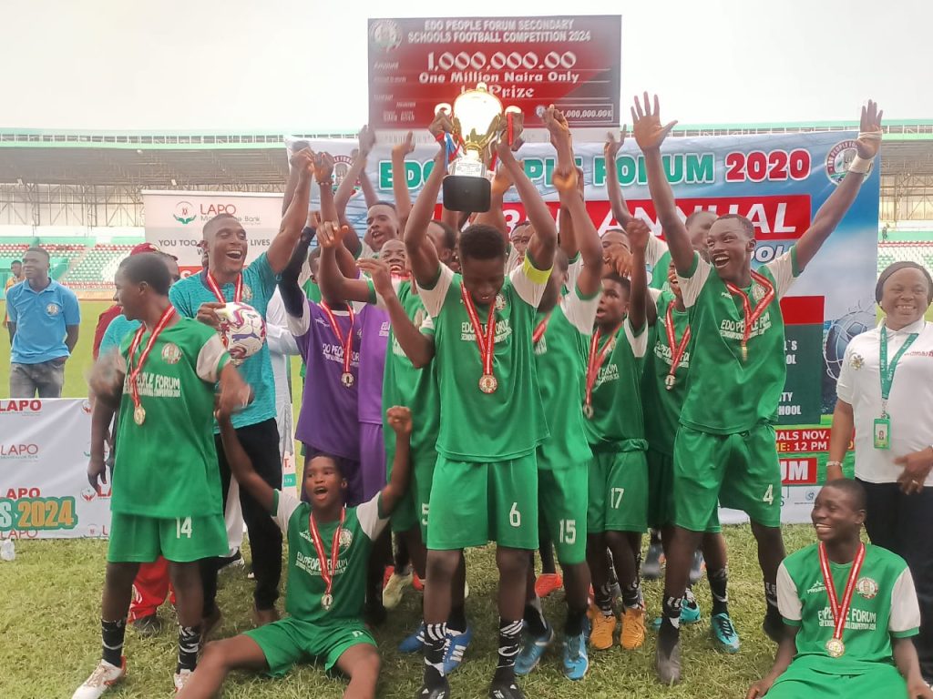 Edokpolo, Idia College steals show at Edo Secondary Schools Football Championship