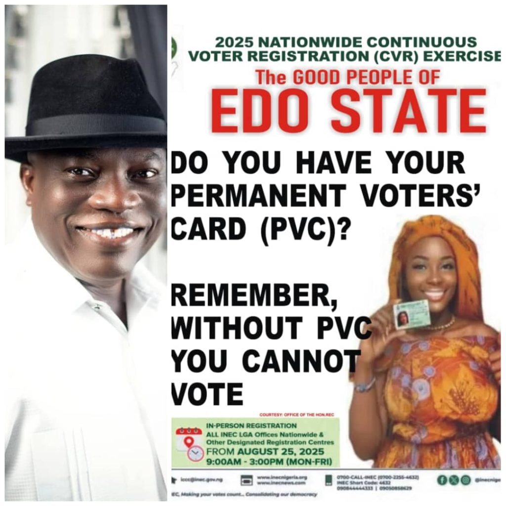 Imasuen urges Edo residents to register for voter card