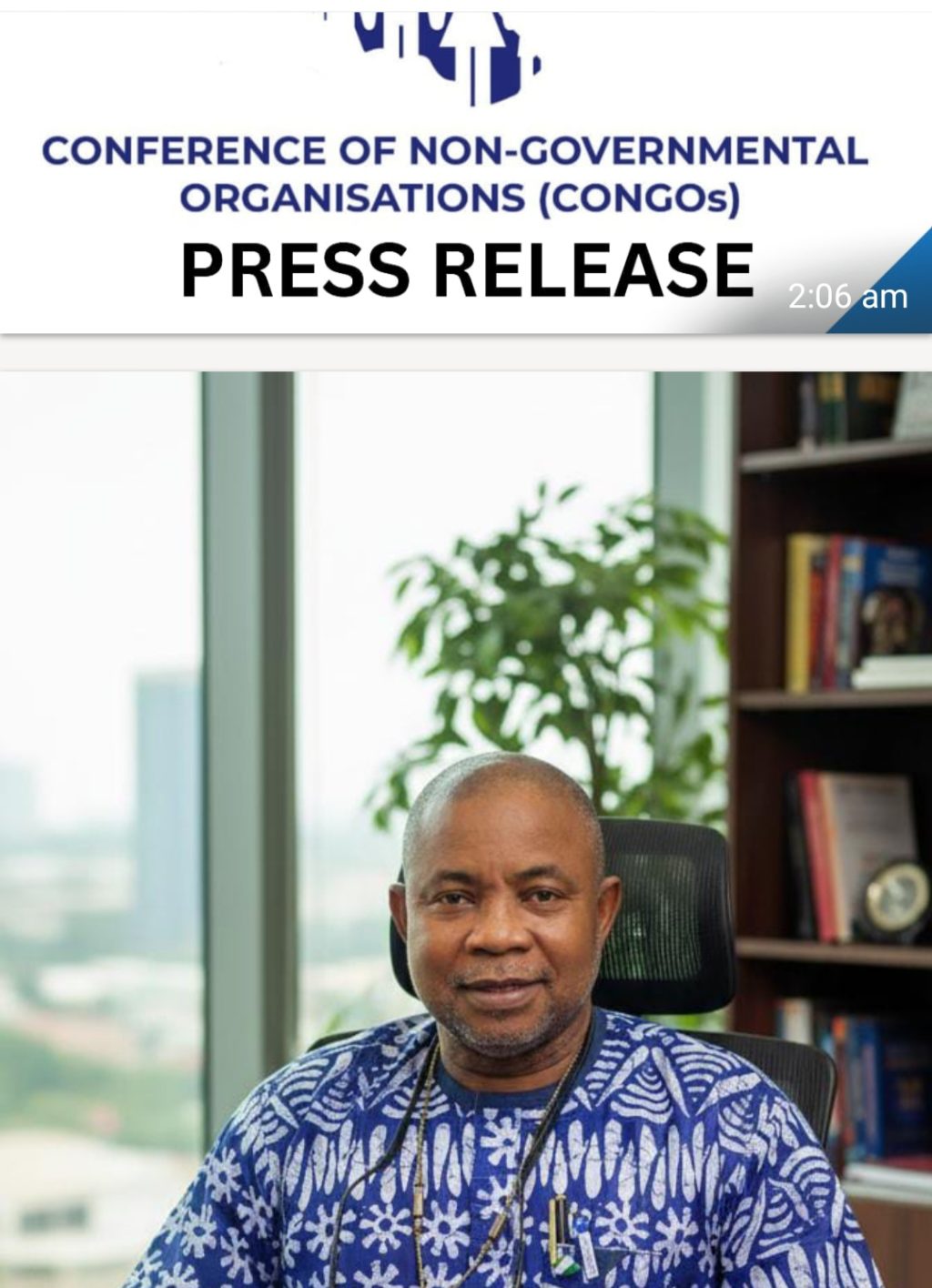 Optional transmission may create more loopholes  – CONGOS warn NASS